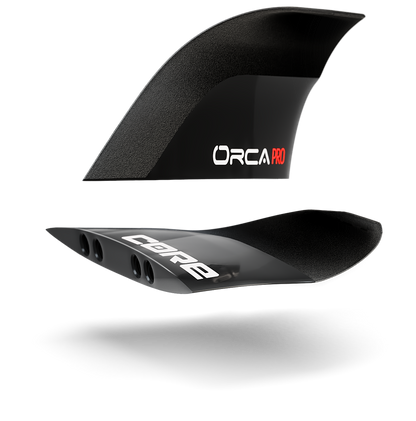ORCA Pro x CORE Kiteboarding big air kiteboard fin set – front view
