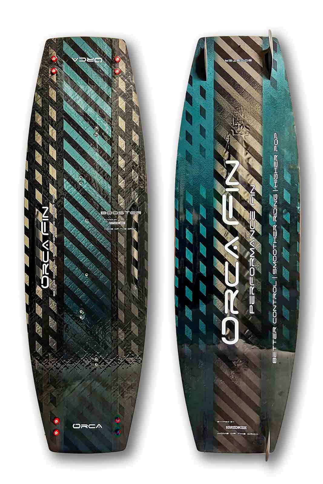 ORCA Fin Booster - Custom Twintip Kiteboard – Boardschmiede custom
