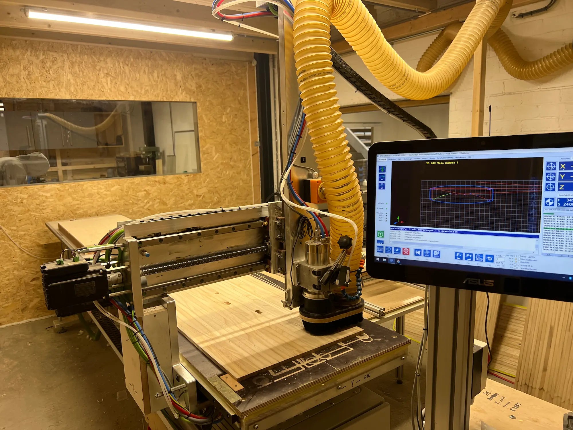 Custom kiteboard production at Boardschmiede workshop in Germany