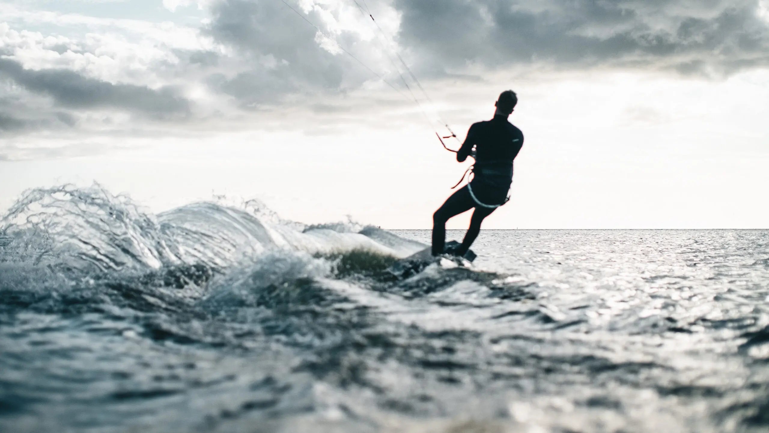 Boardschmiede custom twintip kiteboard on the water